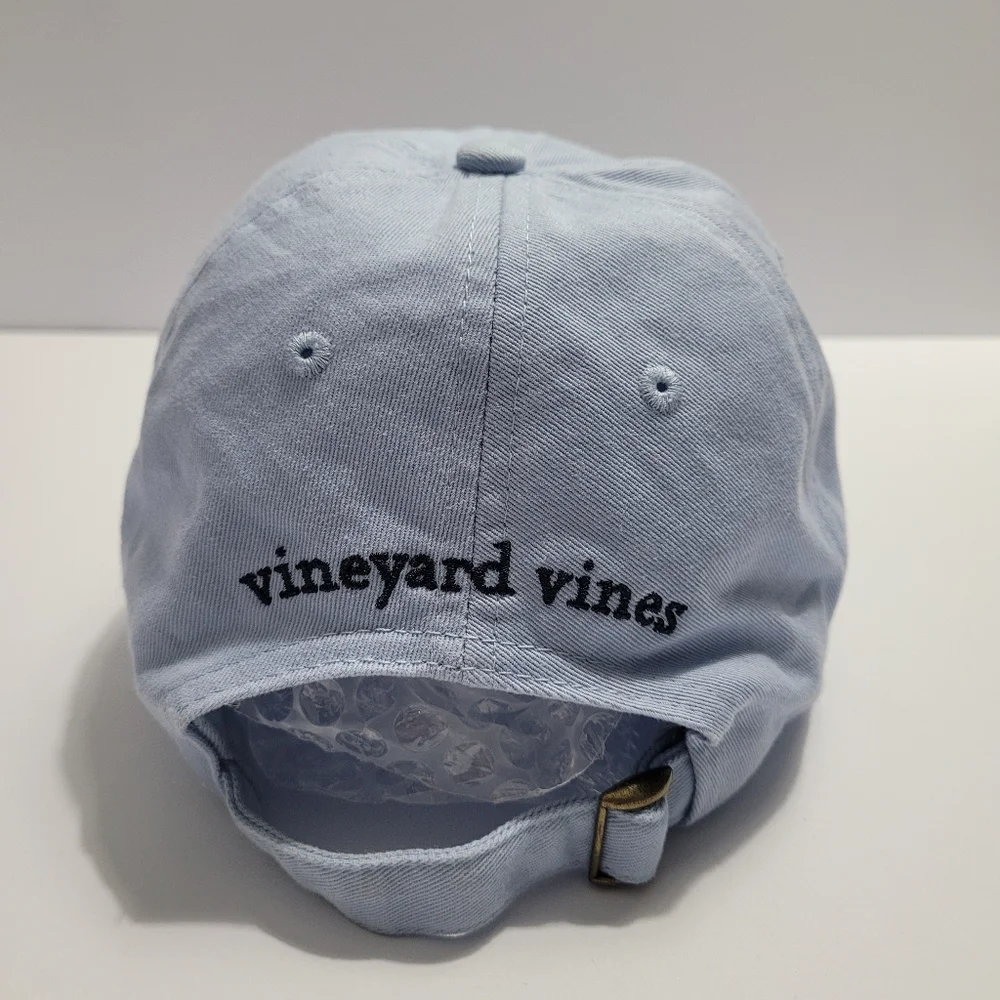 Vineyard Vines Blue Baseball Cap Classic Six-Panel Design - Picture 3 of 8